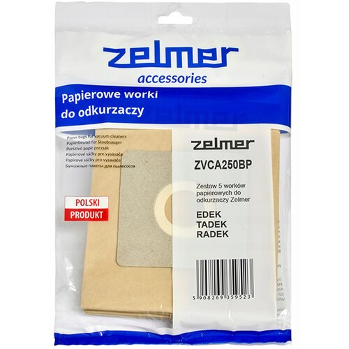 Worek do odkurzacza ZELMER ZVCA250BP (5 sztuk)