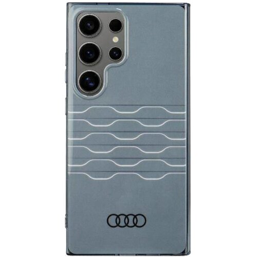 Etui AUDI IML Geometric Pattern do Samsung Galaxy S24 Ultra Szary