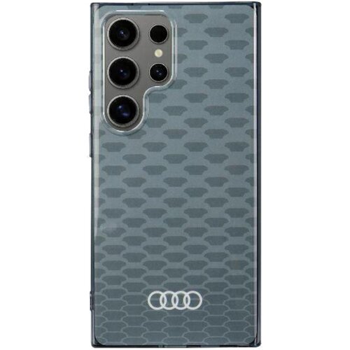 Etui AUDI IML Stitching Pattern MagSafe do Samsung Galaxy S24 Ultra Szary