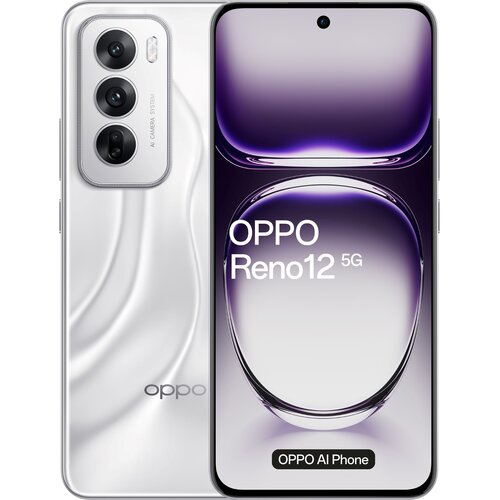 Smartfon OPPO Reno 12 5G 12/256GB 6.7" 120Hz Srebrny
