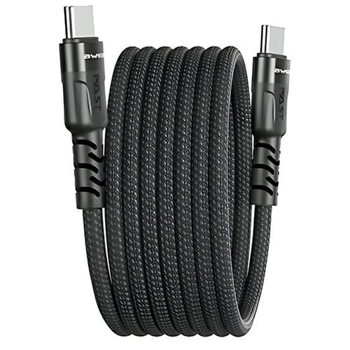 Kabel USB Typ-C - USB Typ-C AWEI CL-166T Czarny