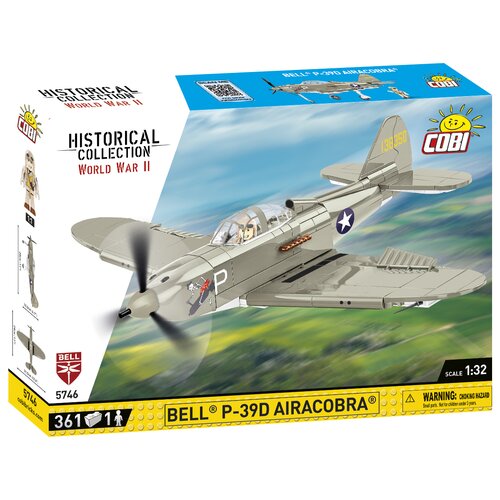 Klocki plastikowe COBI Historical Collection World War II Bell P-39D Airacobra COBI-5746