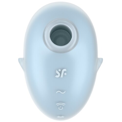 SATISFYER CUTIE GHOST Bezdotykowy Masażer Łechtaczki Jasnoniebieski