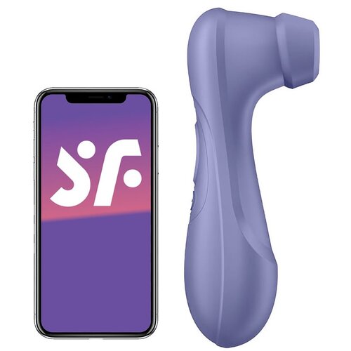 SATISFYER PRO 2 GENERATION 3 Masażer Łechtaczki Bezdotykowy z Wibracją i Aplikacją Fioletowy