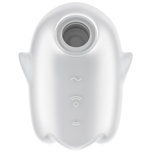 SATISFYER GLOWING GHOST Bezdotykowy Masażer Łechtaczki Biały