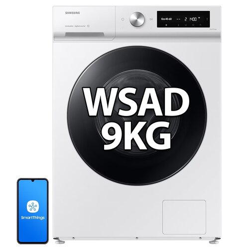 Pralka SAMSUNG BESPOKE WW90DB7U34GWU4 9kg 1400 obr AI EcoBubble Energy Mode