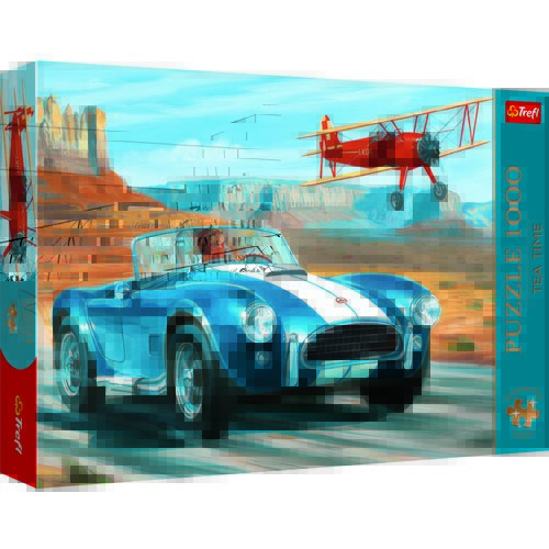 Puzzle TREFL Premium Plus Quality Tea Time Pustynny Wyścig Art House Design 10844 (1000 elementów)