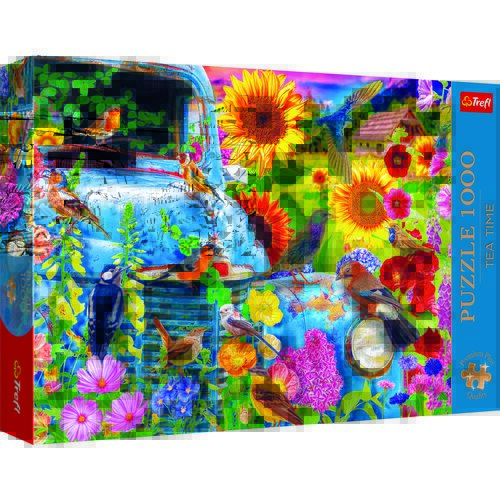 Puzzle TREFL Premium Plus Quality Tea Time Wiejska sielanka Śpiewające ptaki 10848 (1000 elementów)