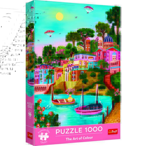Puzzle TREFL Premium Plus Quality The Art Of Colour Siros, Grecja 10893 (1000 elementów)