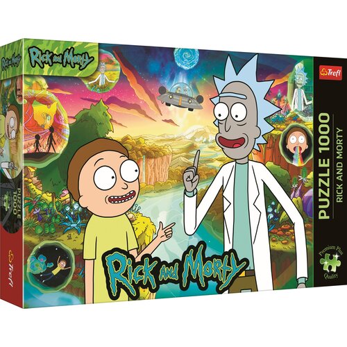 Puzzle TREFL Premium Plus Quality Rick And Morty 10838 (1000 elementów)