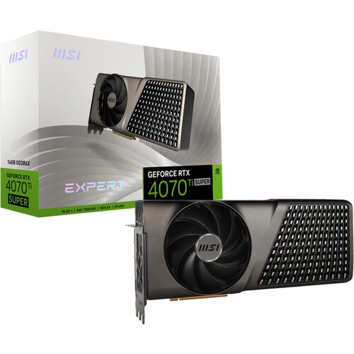 Karta graficzna MSI GeForce RTX 4070 Ti Super Expert 16GB DLSS 3