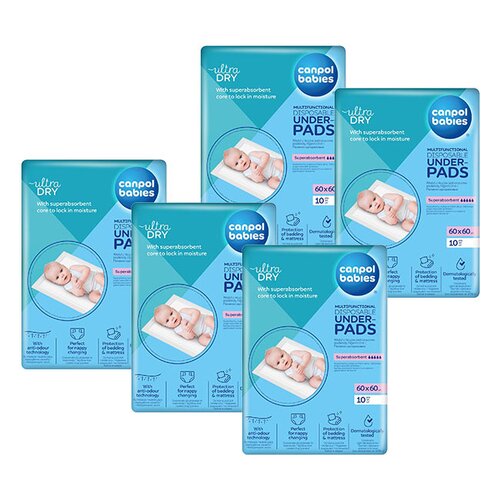 Podkłady do przewijania CANPOL BABIES 78/006 60 x 60 cm (50 szt.)