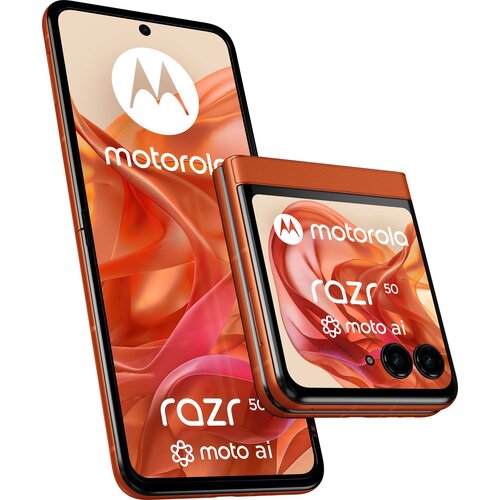 Smartfon MOTOROLA Razr 50 8/256GB 5G 6.9" 120Hz Pomarańczowy