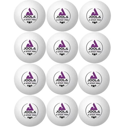 Piłeczki do ping ponga JOOLA Pro 3 star 400555 (12 szt.)