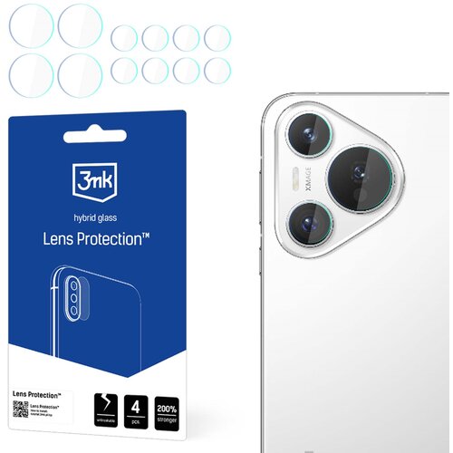 Szkło hybrydowe na obiektyw 3MK Lens Protection do Huawei Pura 70 Pro/70 Pro+