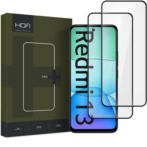 Szkło hartowane HOFI Glass Pro+ do Xiaomi Redmi 13 Czarny (2szt.)