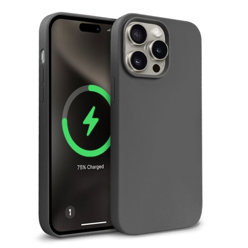 Etui CRONG Color Cover Magnetic MagSafe do Apple iPhone 15 Pro Max Tytanowy