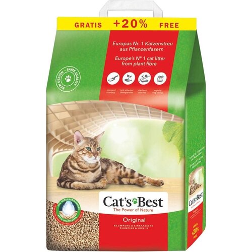 Żwirek dla kota CATS BEST Original 10 L + 20% gratis