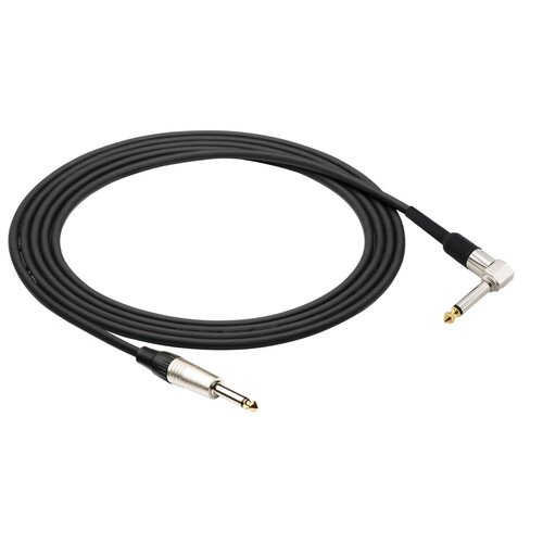 Kabel BLACKBIRD BBIC45K Jack 6.3 mm kątowy - Jack 6.3 mm 4.5 m