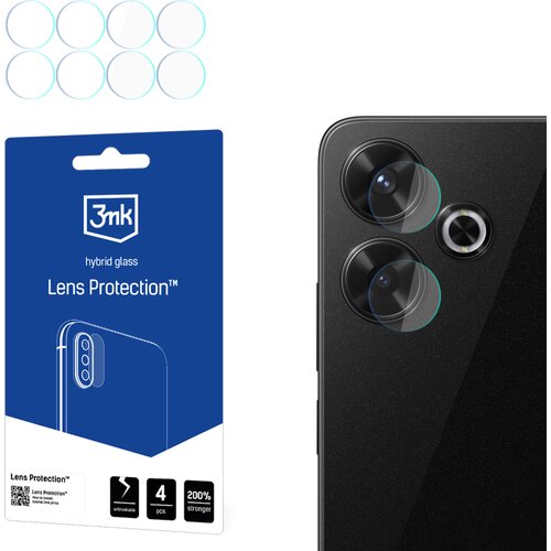 Szkło hybrydowe na obiektyw 3MK Lens Protection do Xiaomi Redmi 13 4G