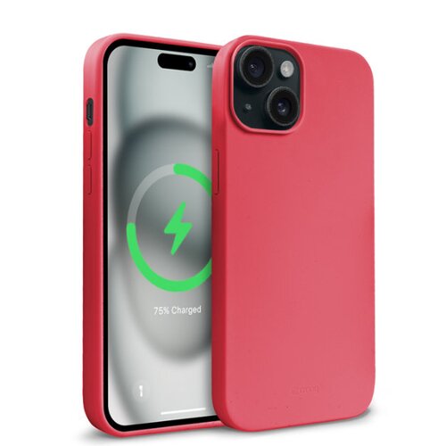 Etui CRONG Color Cover Magnetic MagSafe do Apple iPhone 15 Plus Różowy