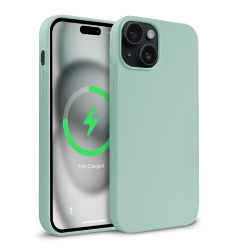 Etui CRONG Color Cover Magnetic MagSafe do Apple iPhone 15 Miętowy