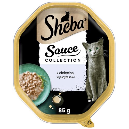 Karma dla kota SHEBA Sauce Collection Cielęcina w sosie 85 g