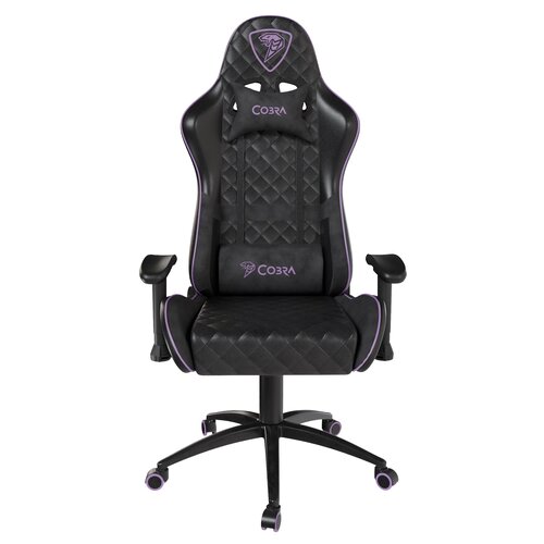 Fotel COBRA Draco CRF190 Czarno-różowy