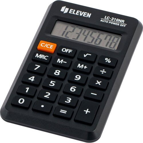 Kalkulator ELEVEN LC-310NR Zasilanie bateryjne, 3 pamięci