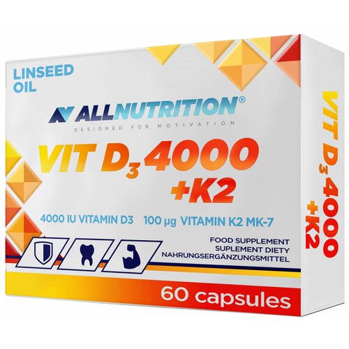 Witamina D3+K2 ALLNUTRITION (60 kapsułek)