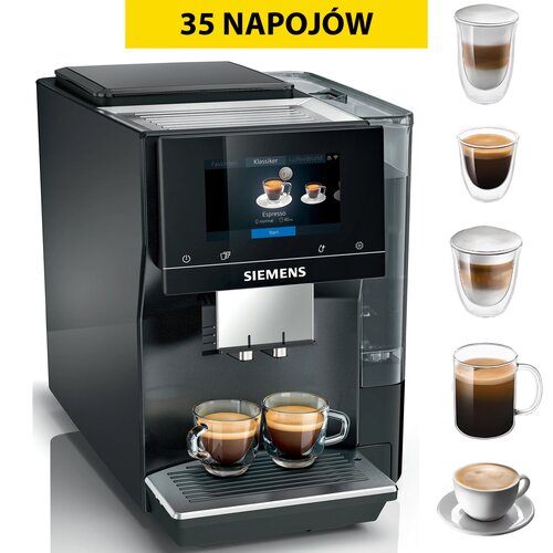 Ekspres SIEMENS EQ700 TP717R06 Srebrny (Cold Brew)