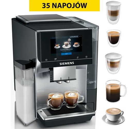 Ekspres SIEMENS EQ700 TQ713R03 Stal jasna (Cold Brew)