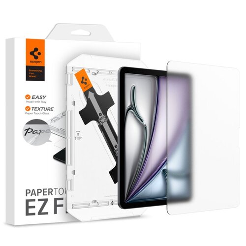 Szkło hartowane SPIGEN Paper Touch do Apple iPad Air 11 6/2024 + ramka