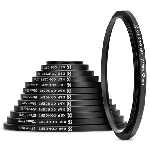 Zestaw pierścieni redukcyjnych K&F CONCEPT 11w1 KF4163 do filtrów