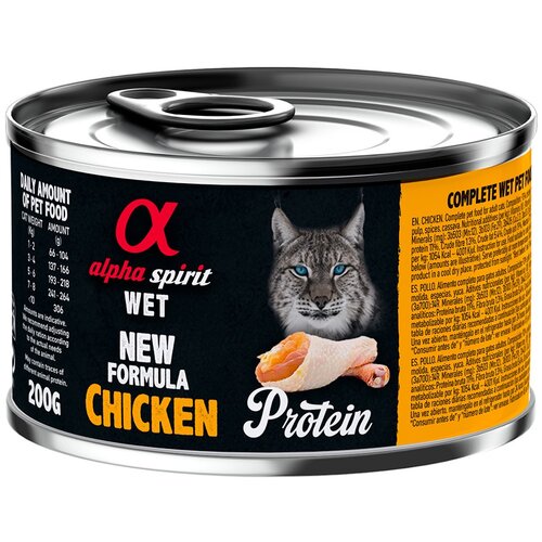 Karma dla kota ALPHA SPIRIT Protein Chicken Kurczak 200 g