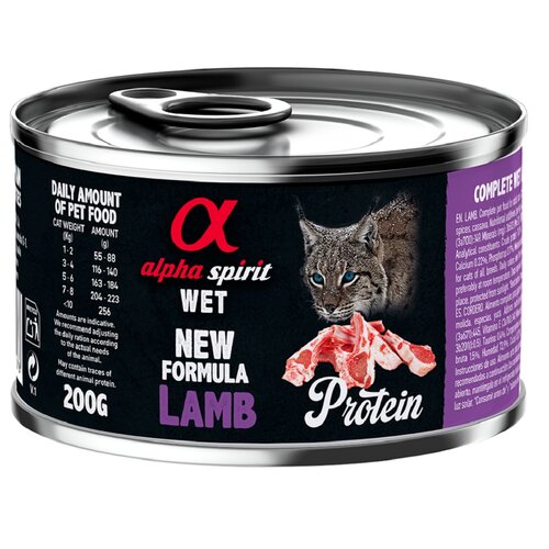 Karma dla kota ALPHA SPIRIT Protein Lamb 200 g