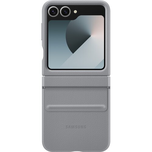 Etui SAMSUNG Flap Eco-Leather Case do Galaxy Z Flip 6 Szary VF741PJEGWW