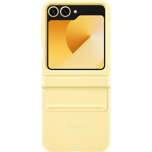 Etui SAMSUNG Flap Eco-Leather Case do Galaxy Z Flip 6 Żółty EF-VF741PYEGWW