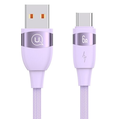 Kabel USB - USB-C USAMS U85 66W 2 m Fioletowy