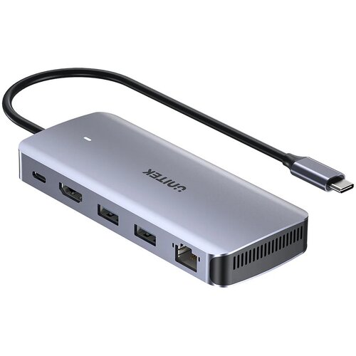 Hub UNITEK D1120A01 USB Typu C 3.2 Gen. 2, Aktywny
