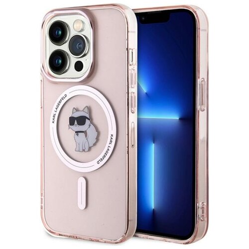 Etui KARL LAGERFELD IML Choupette MagSafe do Apple iPhone 14 Pro Różowy