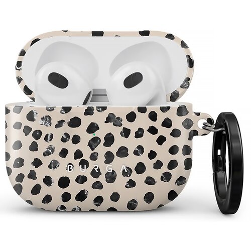 Etui na słuchawki BURGA Almond Latte do Apple AirPods 3 Beżowo-czarny
