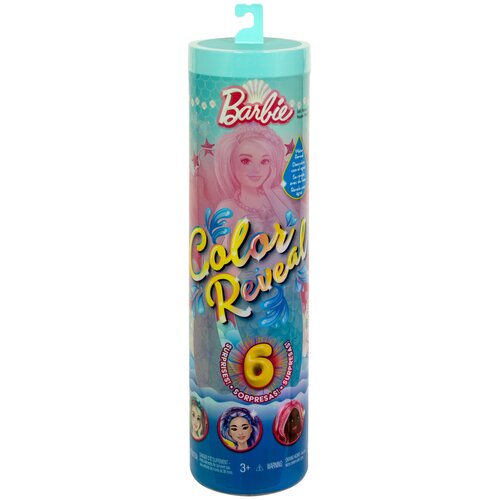 Lalka Barbie Color Reveal Morskie syrenki HRK12 (1 lalka)