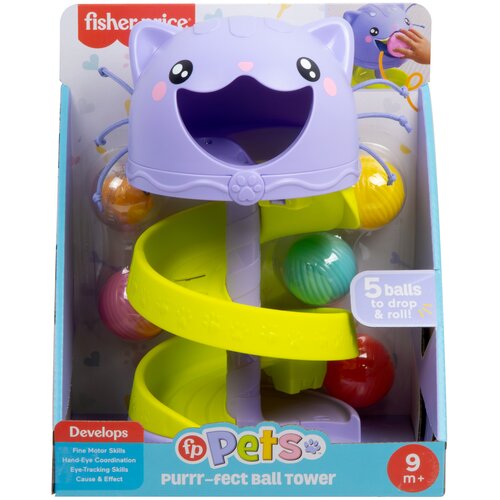 Zabawka edukacyjna FISHER PRICE Pets Kocia wieża HTW92