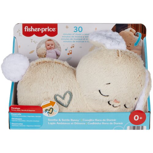 Maskotka FISHER PRICE Śpiący Króliczek Usypiacz-Uspokajacz HXG97