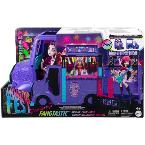 Lalka MONSTER HIGH Koncertowy Food Truck HXH83