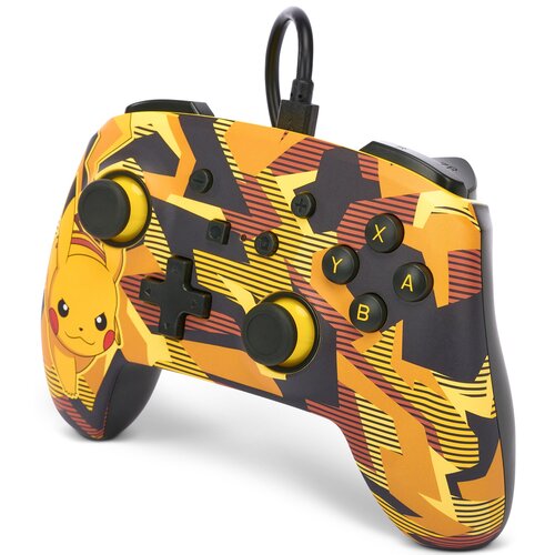 Kontroler POWERA Enhanced Camo Storm Pikachu