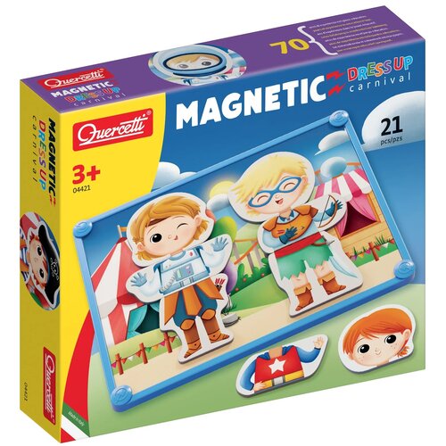 Puzzle magnetyczne QUERCETTI Dress Up Carnival 04421 (21 elementów)