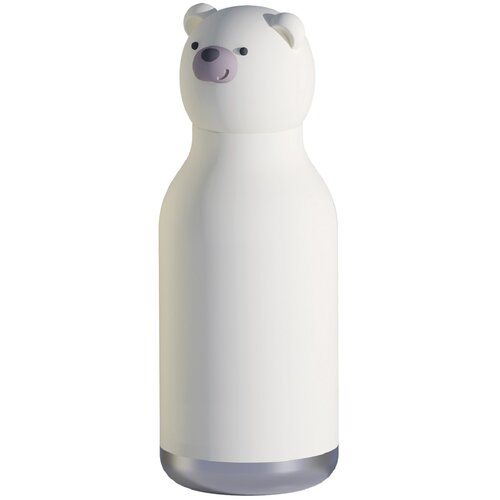 Butelka termiczna ASOBU Bestie Bottle Bear Biały