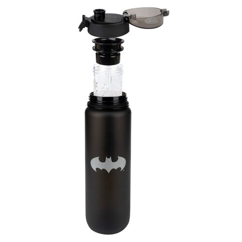 Butelka plastikowa SOXO Batman 1000 ml Czarny